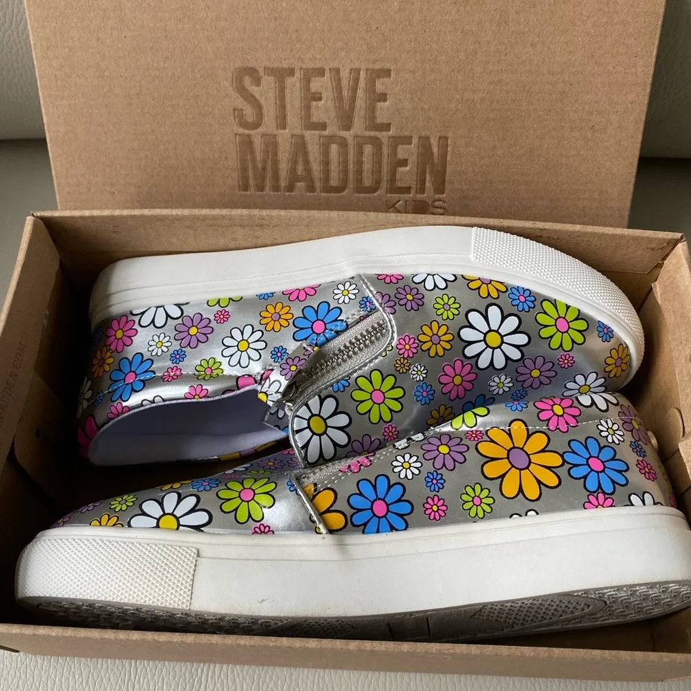 STEVE MADDEN JGLAMM FLORAL sneakers - Picture 6 of 7